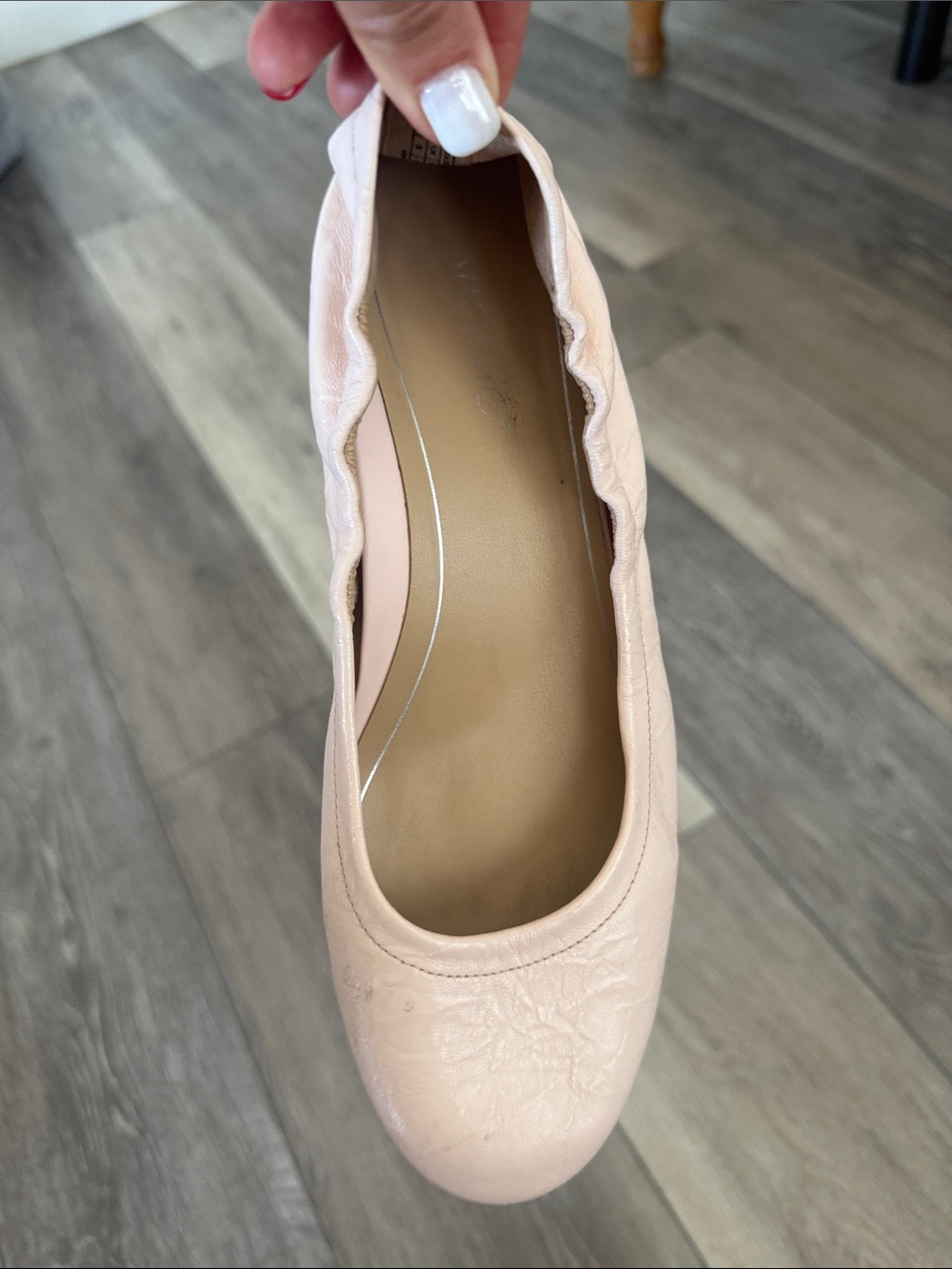 Vionic Ballet Flat in Light Blush Leather - Picture 7 of 11